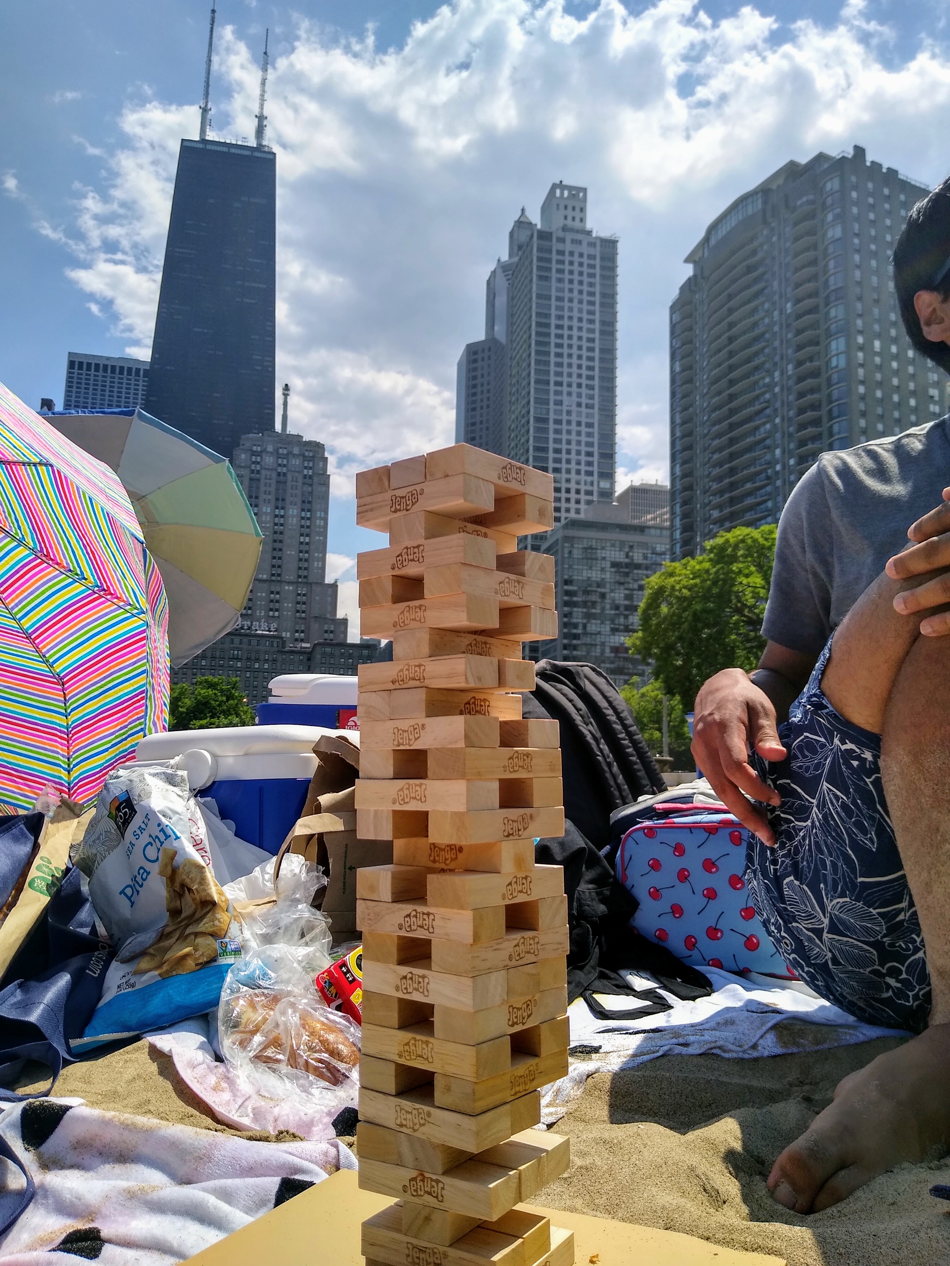 beach jenga